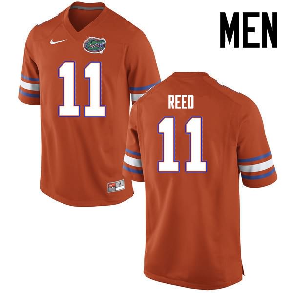 Men's NCAA Florida Gators Jordan Reed #11 Stitched Authentic Nike Orange College Football Jersey IDG0165PX